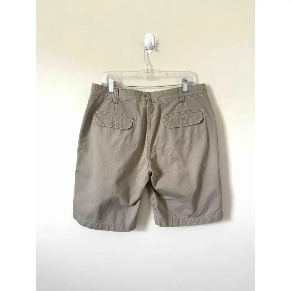 The North Face Khaki Chino Cotton Shorts Tan Size 36